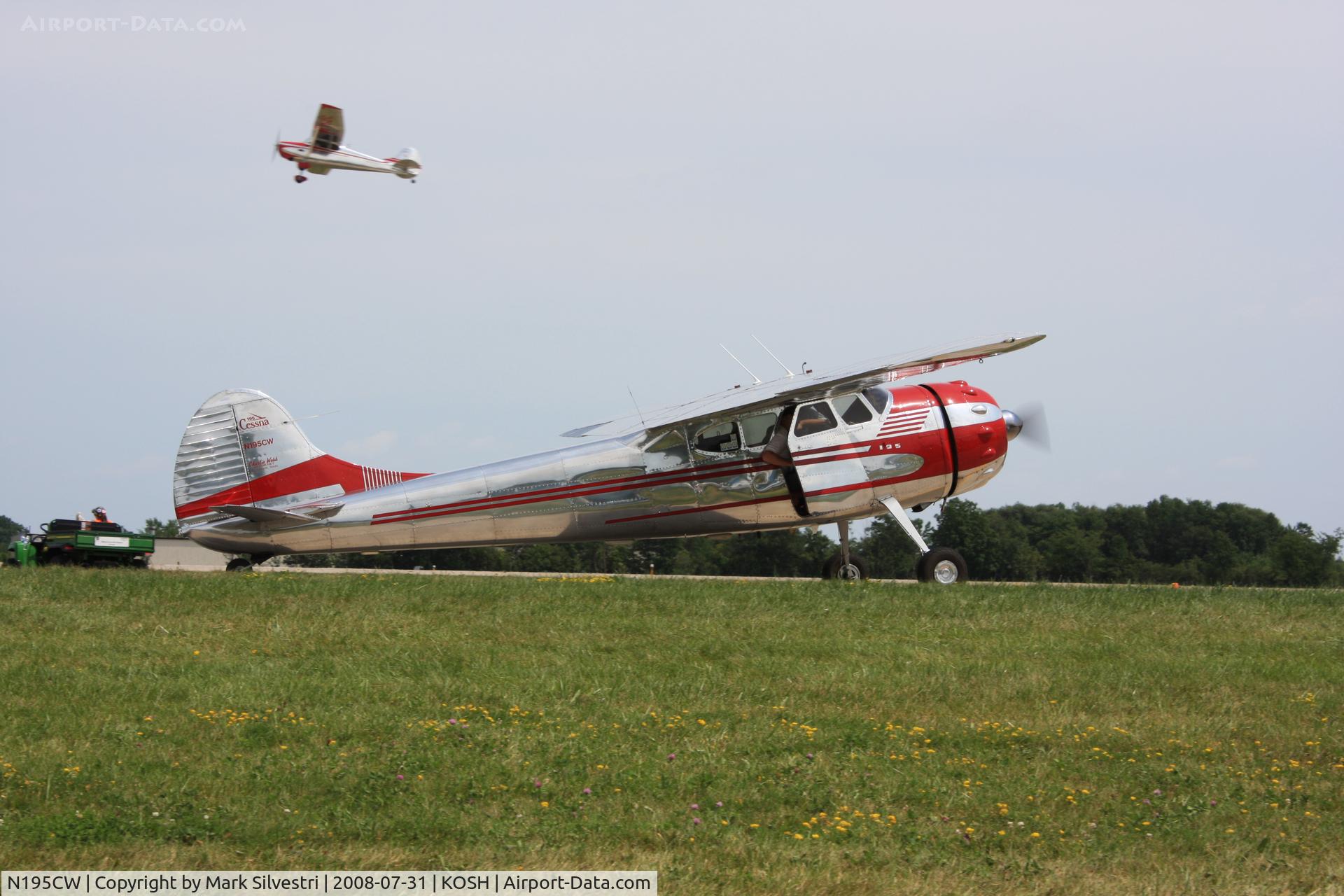 N195CW, 1954 Cessna 195B Businessliner C/N 16174, Oshkosh 2008