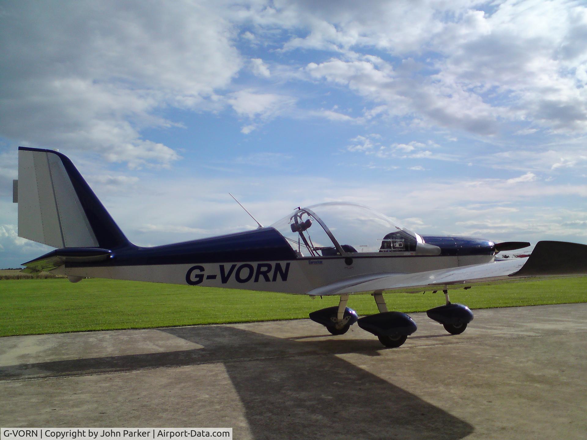 G-VORN, 2004 Aerotechnik EV-97 Eurostar C/N PFA 315-14299, EV-97 Eurostar Fenland Airfield