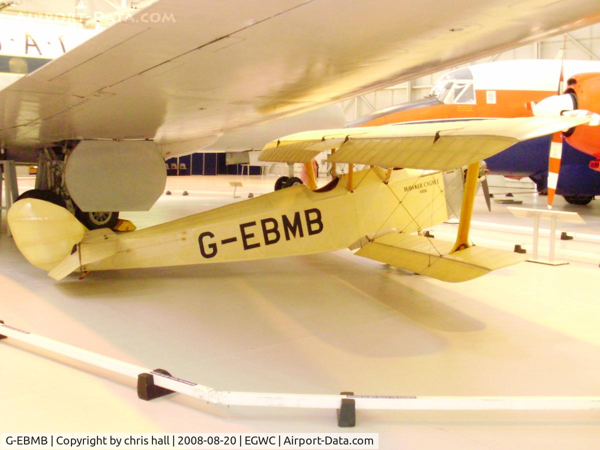 G-EBMB, 1924 Hawker Cygnet 1 C/N 1, Royal Air Force Museum