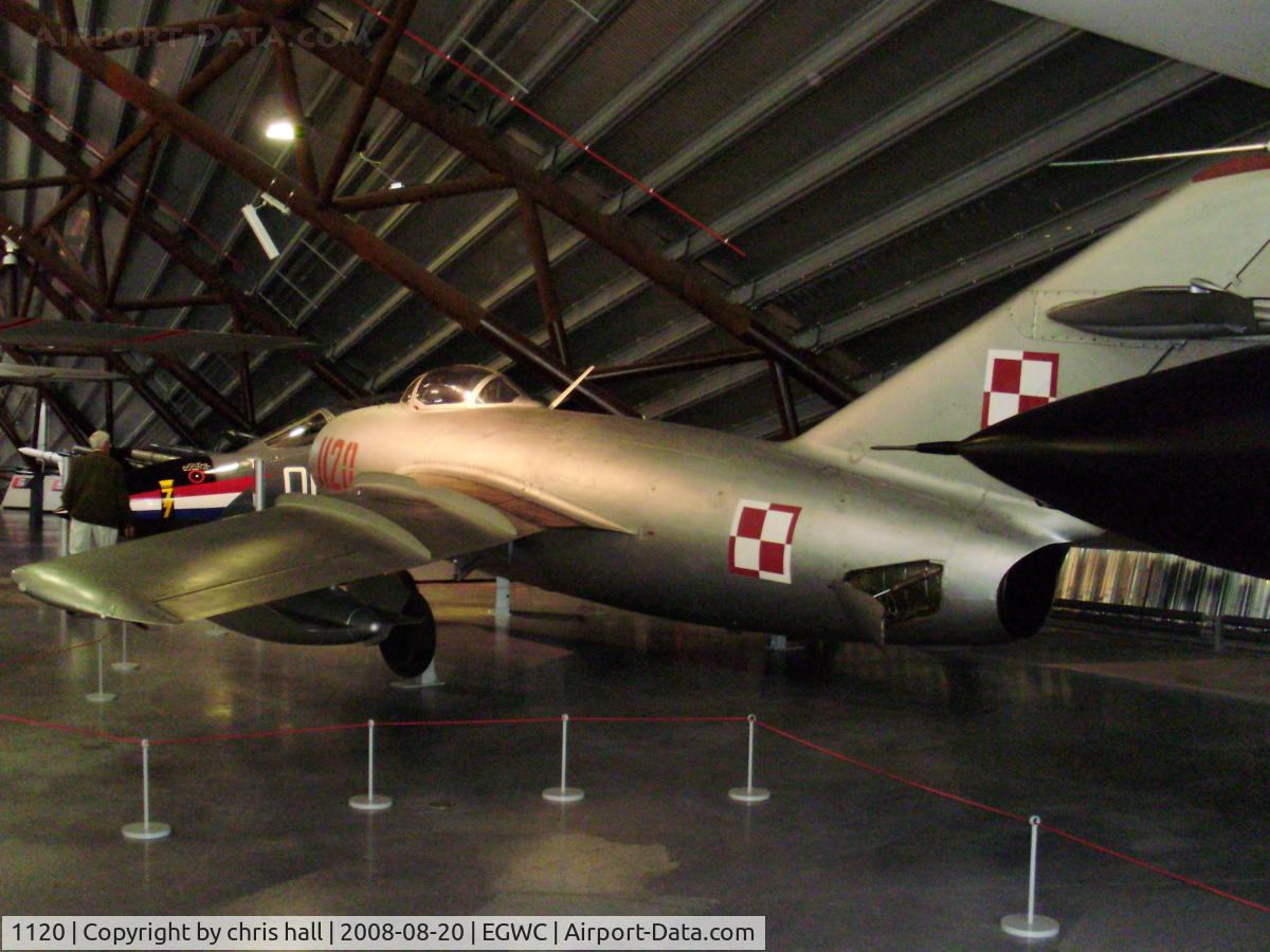 1120, 1955 Mikoyan-Gurevich MiG-15bis (Lim-2) C/N 1B01120, Royal Air Force Museum