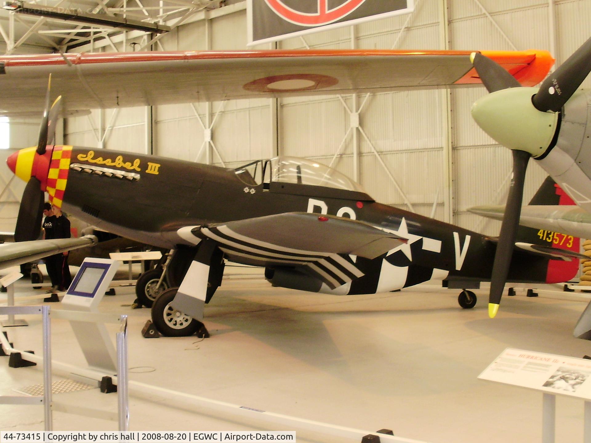 44-73415, 1945 North American P-51D Mustang C/N 122-39874, North American P-51D Mustang, RAF Museum