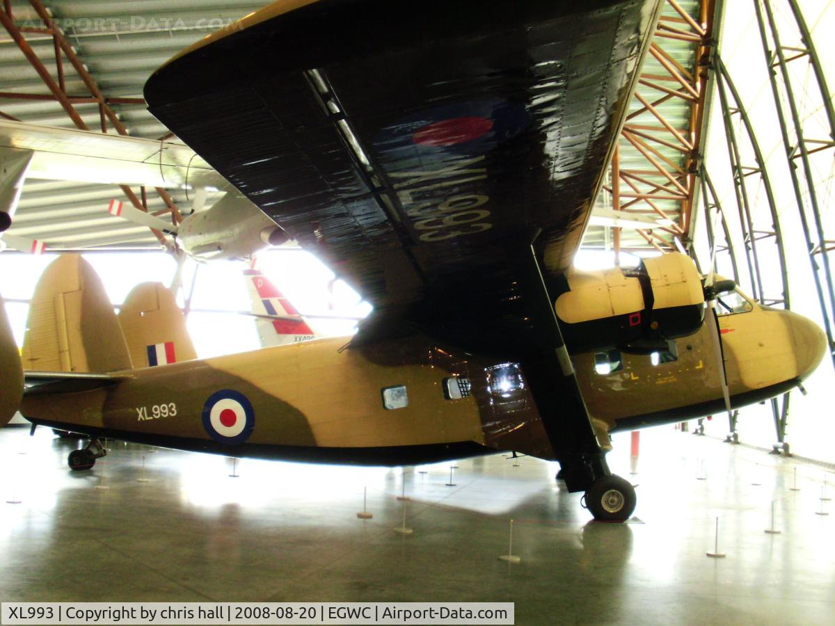 XL993, 1958 Scottish Aviation Twin Pioneer CC.1 C/N 528, Royal Air Force Museum