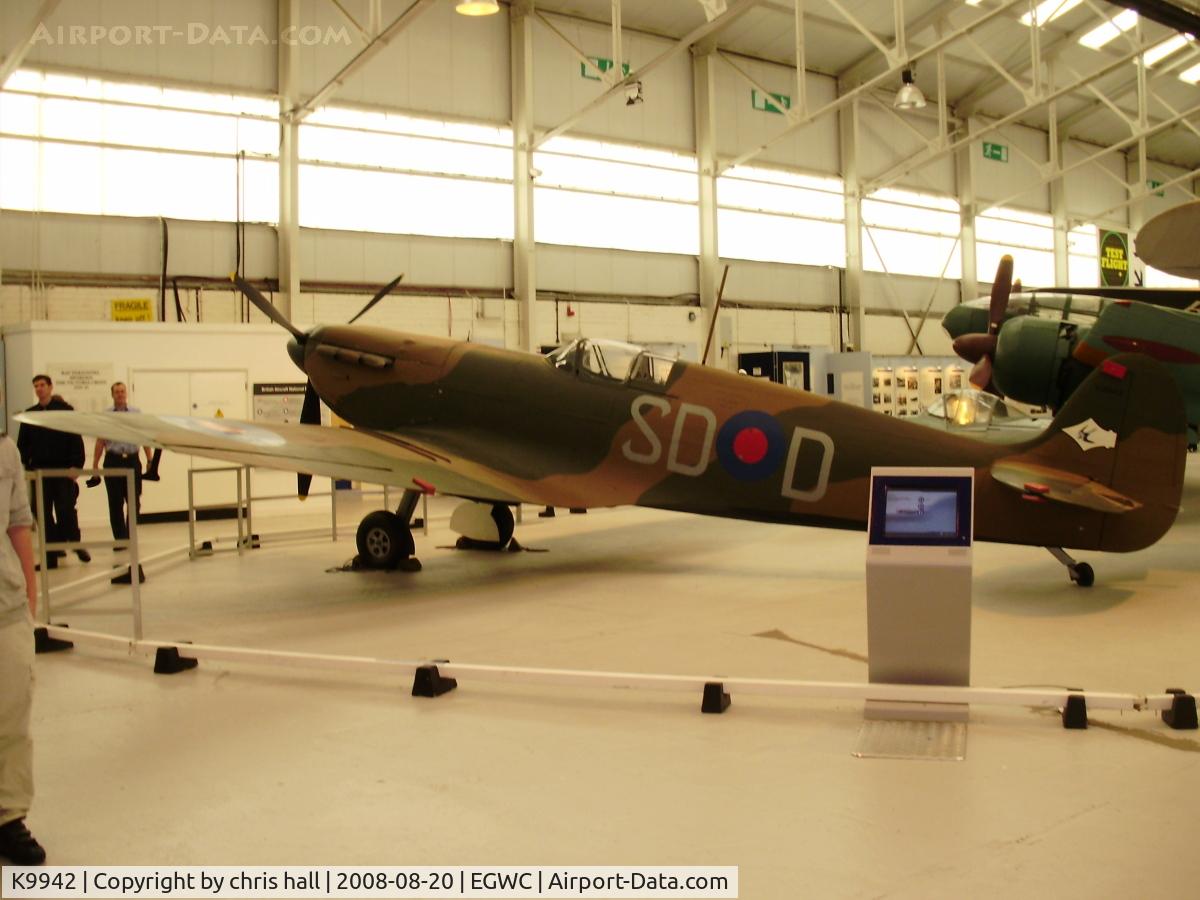 K9942, 1939 Supermarine Spitfire Mk IA C/N 6S/30225, Supermarine Spitfire IA, RAF Museum