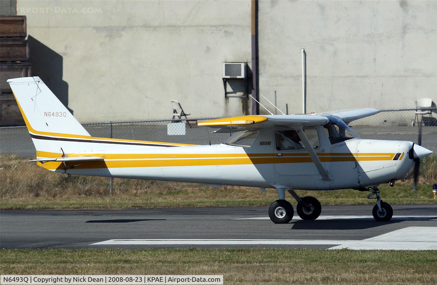 N6493Q, 1981 Cessna 152 C/N 15285262, KPAE 34R this airframe has now become N152LT