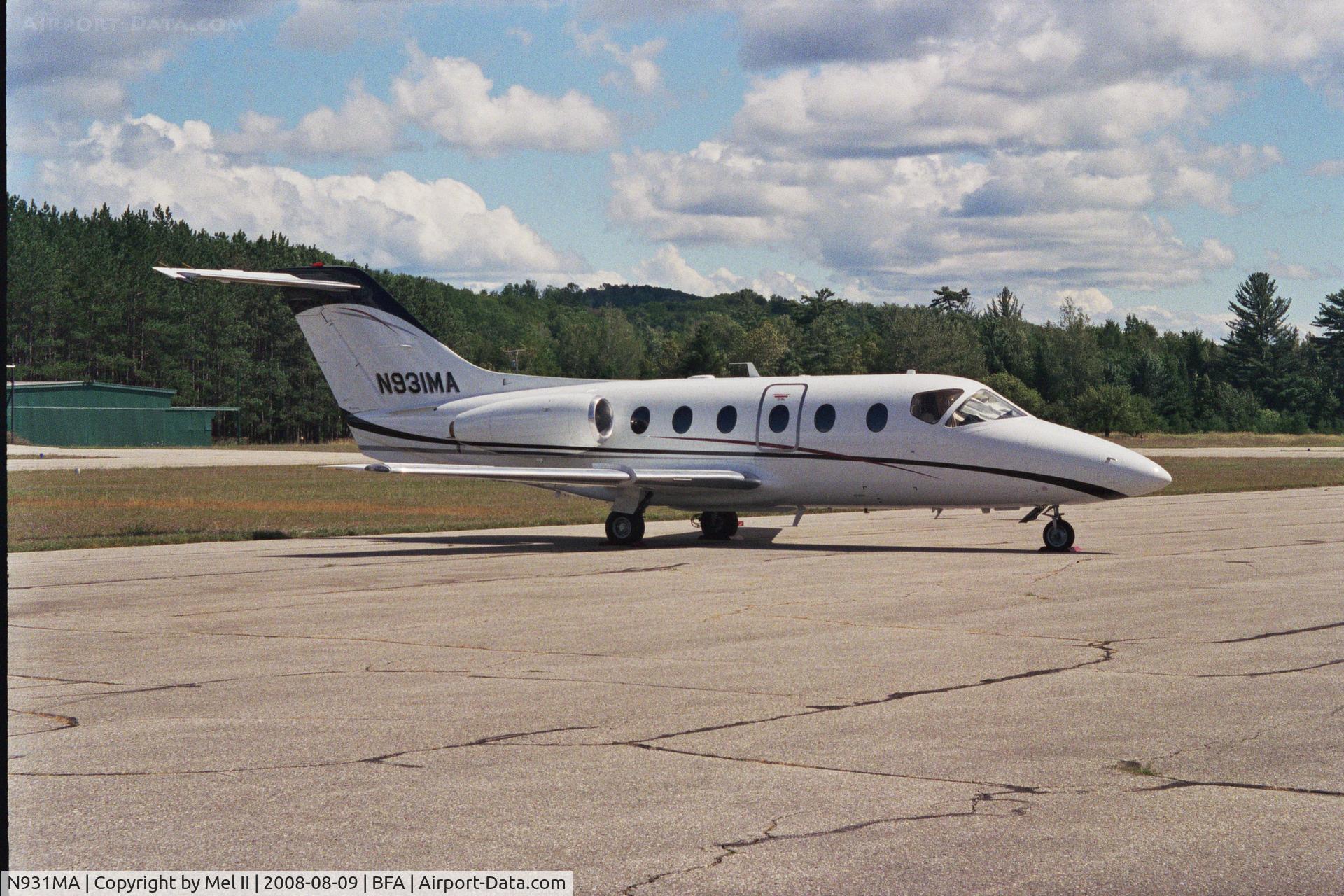 N931MA, 1980 Mitsubishi MU-300 C/N A010SA, Parked @ Boyne Mountain Airport (BFA)