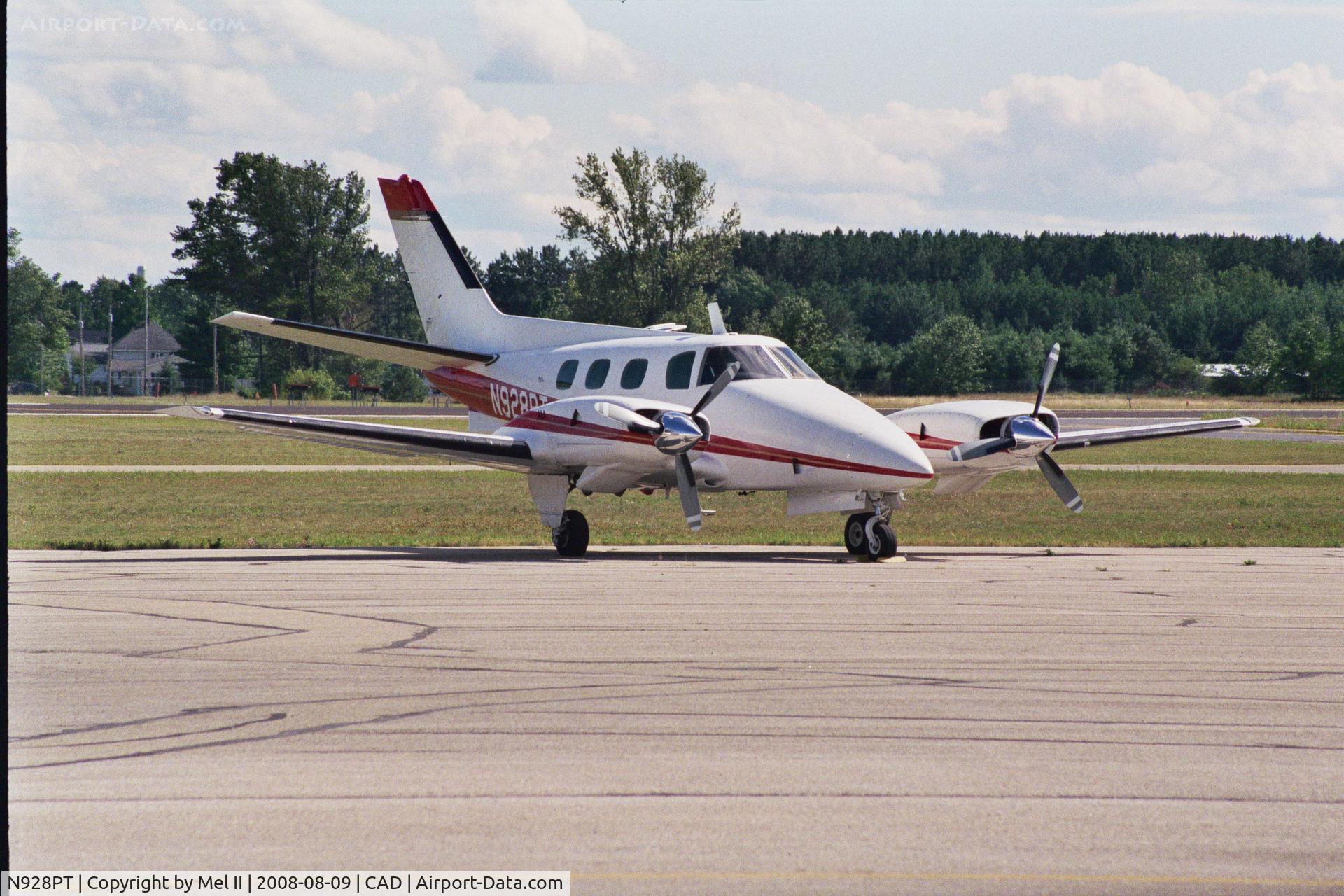 N928PT, 1971 Beech A60 C/N P-174, Parked @ Wexford County Airport (CAD)
