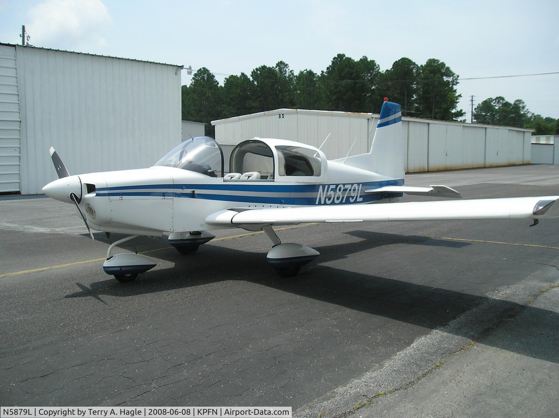 N5879L, 1972 Grumman American AA-5 Traveler C/N AA5-0229, In PFN