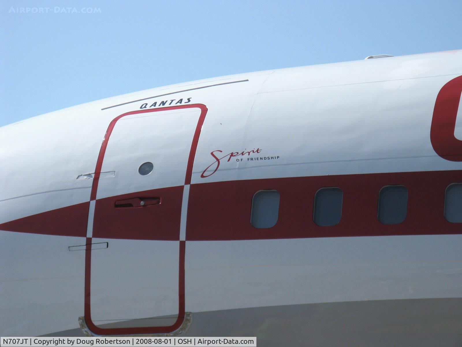 N707JT, 1964 Boeing 707-138B C/N 18740, 1964 Boeing 707B-138B, four P&W JT3D-3&3B turbojets, Jett Clipper Ella
