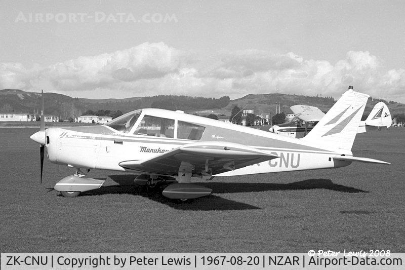 ZK-CNU, Piper PA-28-140 C/N 28-22297, Manakau Flying School Ltd., Ardmore