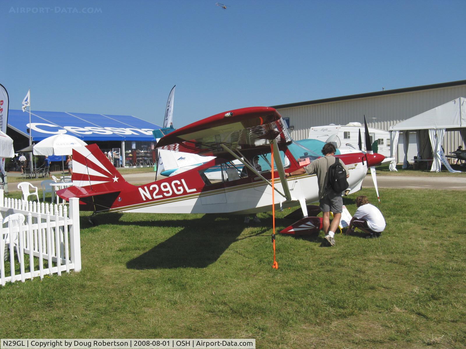 N29GL, 2008 American Champion 7GCAA Citabria C/N 517-2008, 2008 American Champion 7GCAA ADVENTURE, Lycoming O-320-B2B 160 Hp