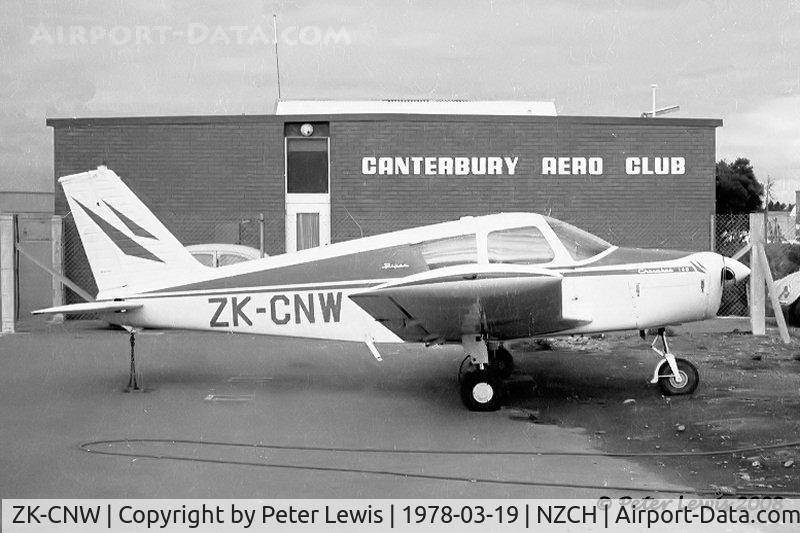 ZK-CNW, Piper PA-28-140 Cherokee C/N 28-22367, Canterbury AC, Christchurch