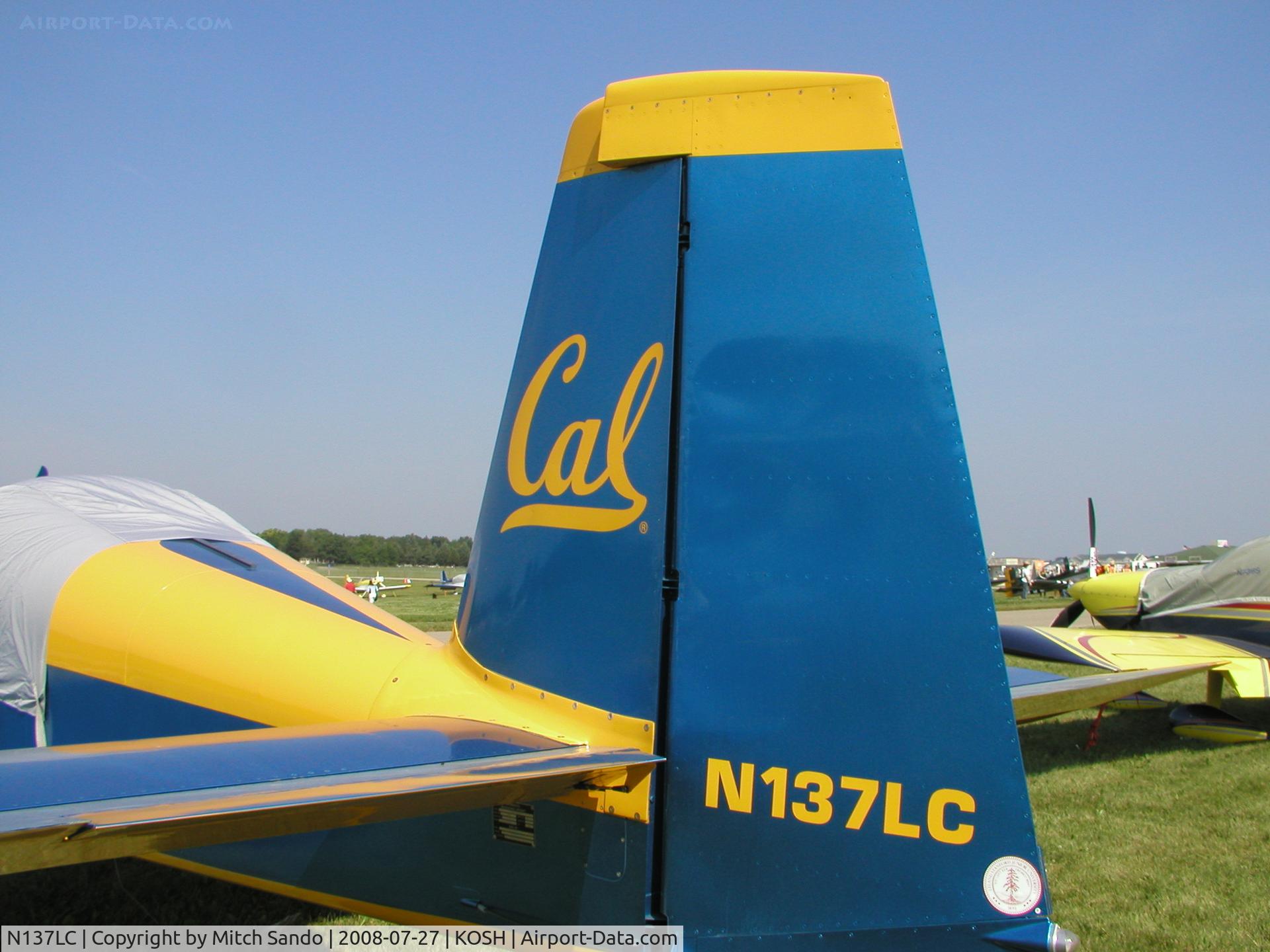 N137LC, 2005 Vans RV-9A C/N 90334, EAA AirVenture 2008.