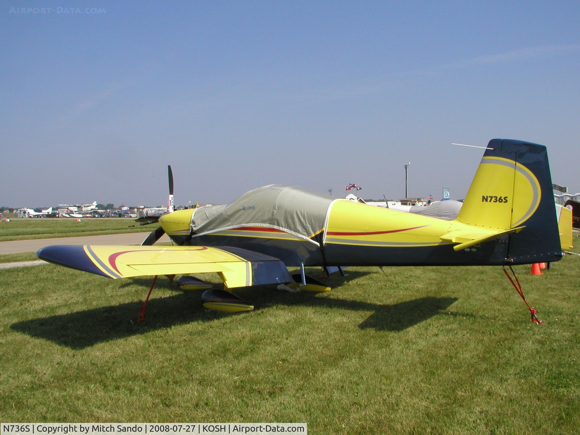 N736S, 2005 Vans RV-7A C/N 70105, EAA AirVenture 2008.