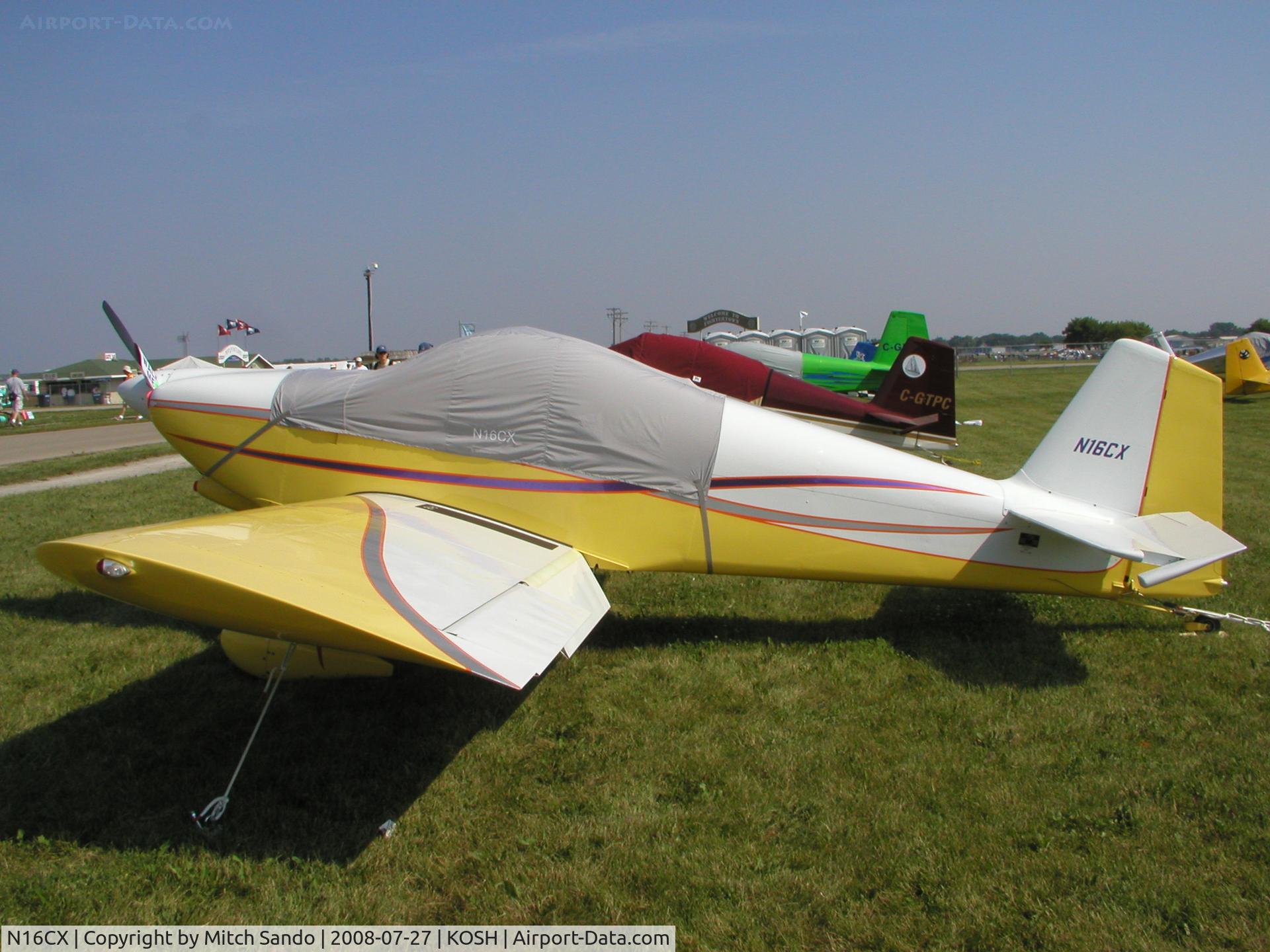 N16CX, 2004 Vans RV-6 C/N 23159, EAA AirVenture 2008.