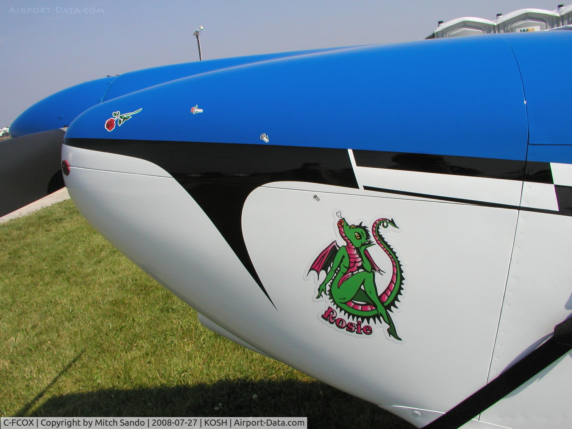 C-FCOX, 2008 Vans RV-7 C/N 71512, EAA AirVenture 2008.
