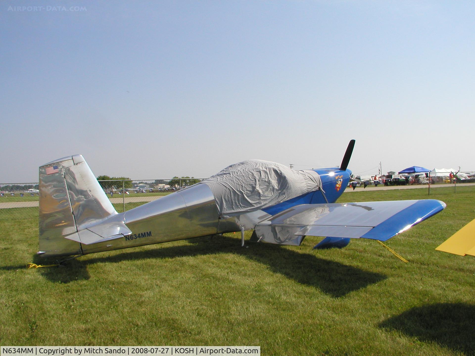 N634MM, 2006 Vans RV-7 C/N MM71936, EAA AirVenture 2008.