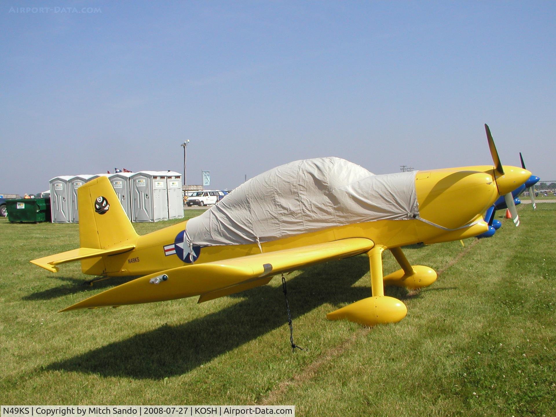N49KS, 2001 Vans RV-8 C/N 80650, EAA AirVenture 2008.