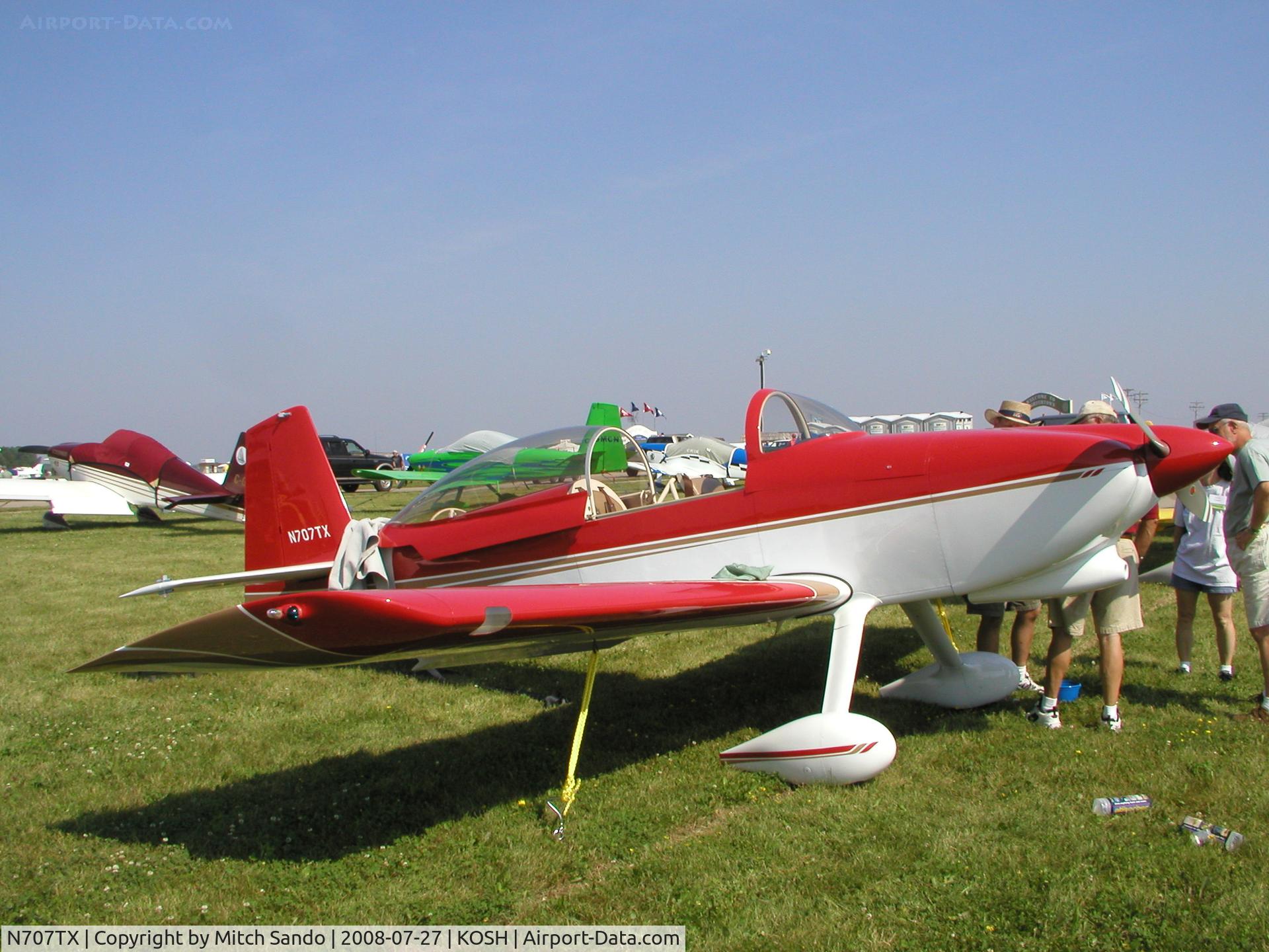 N707TX, 2001 Vans RV-8 C/N 80666, EAA AirVenture 2008.