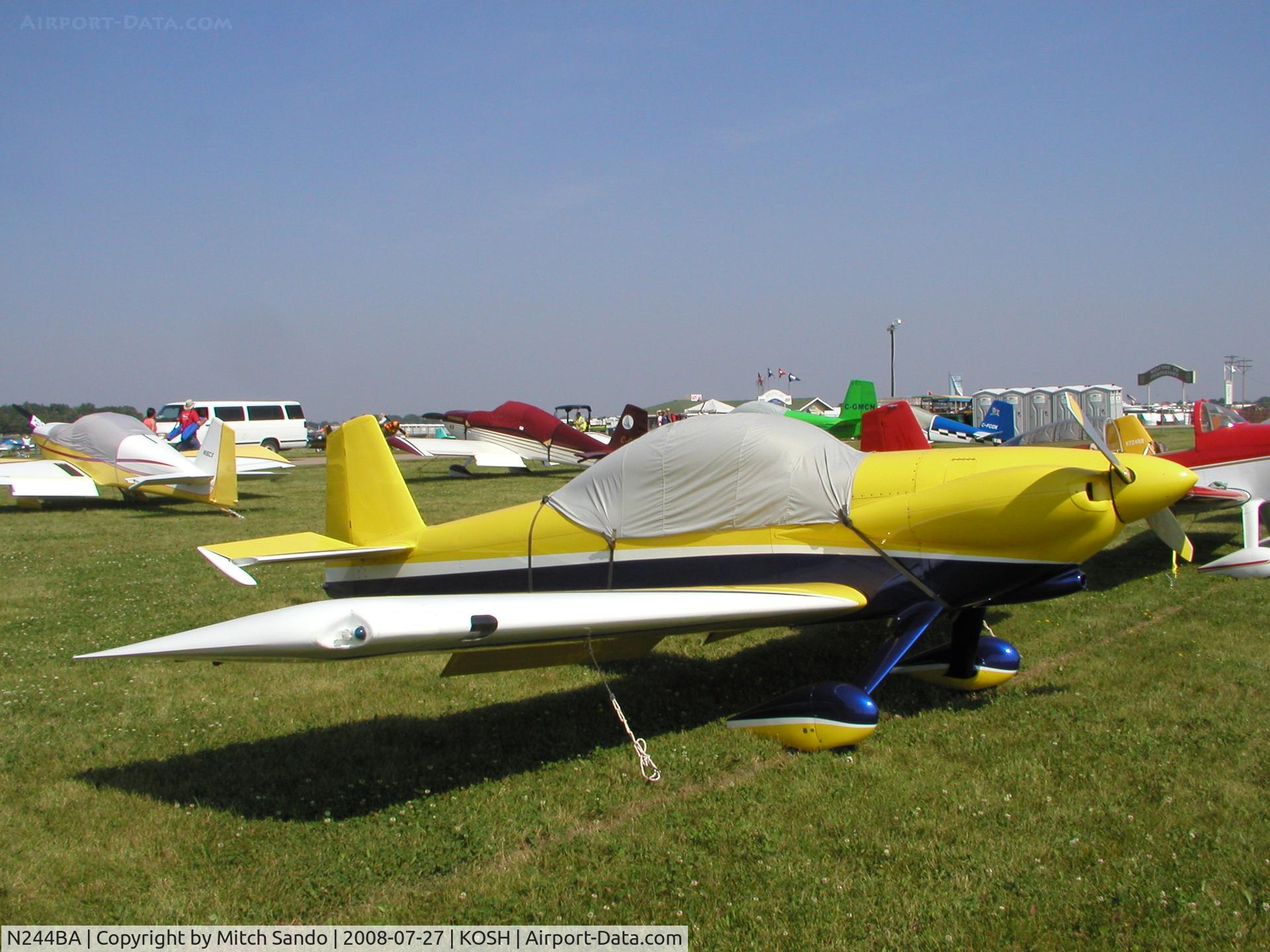 N244BA, 2000 Vans RV-4 C/N 2224, EAA AirVenture 2008.