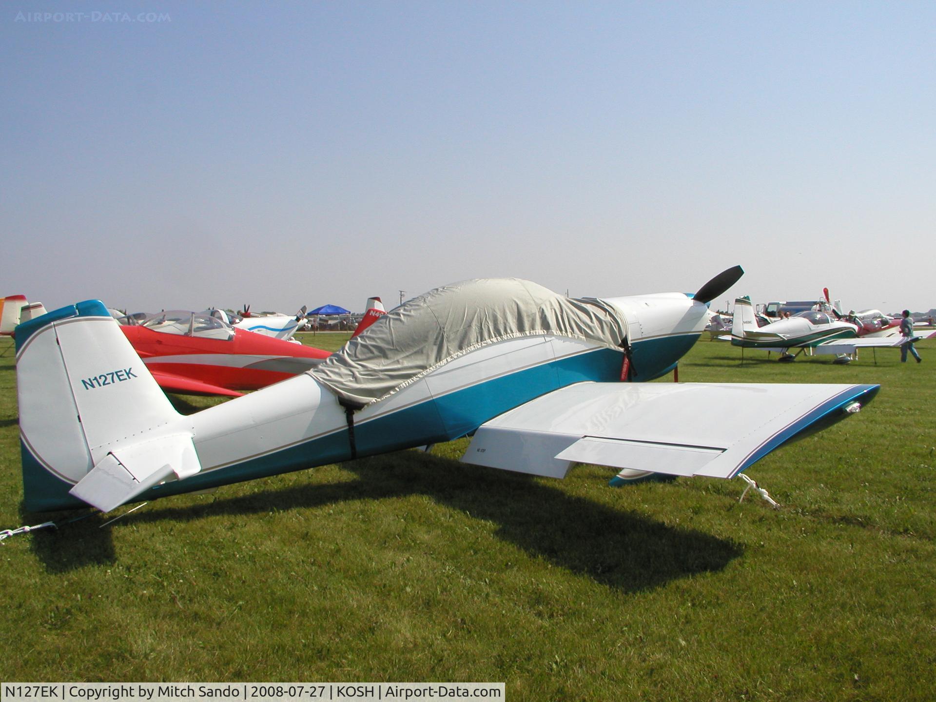 N127EK, 2002 Vans RV-8 C/N 80127, EAA AirVenture 2008.