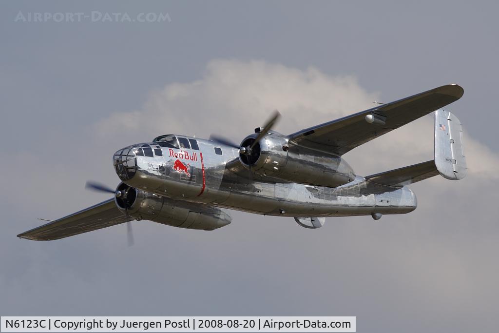 N6123C, 1945 North American B-25J-30-NC Mitchell Mitchell C/N 108-47647, Flying Bulls North American B-25J Mitchell