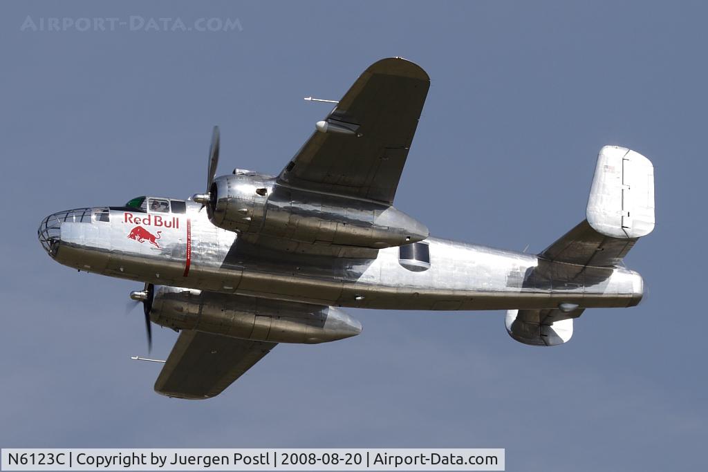 N6123C, 1945 North American B-25J-30-NC Mitchell Mitchell C/N 108-47647, Flying Bulls North American B-25J Mitchell