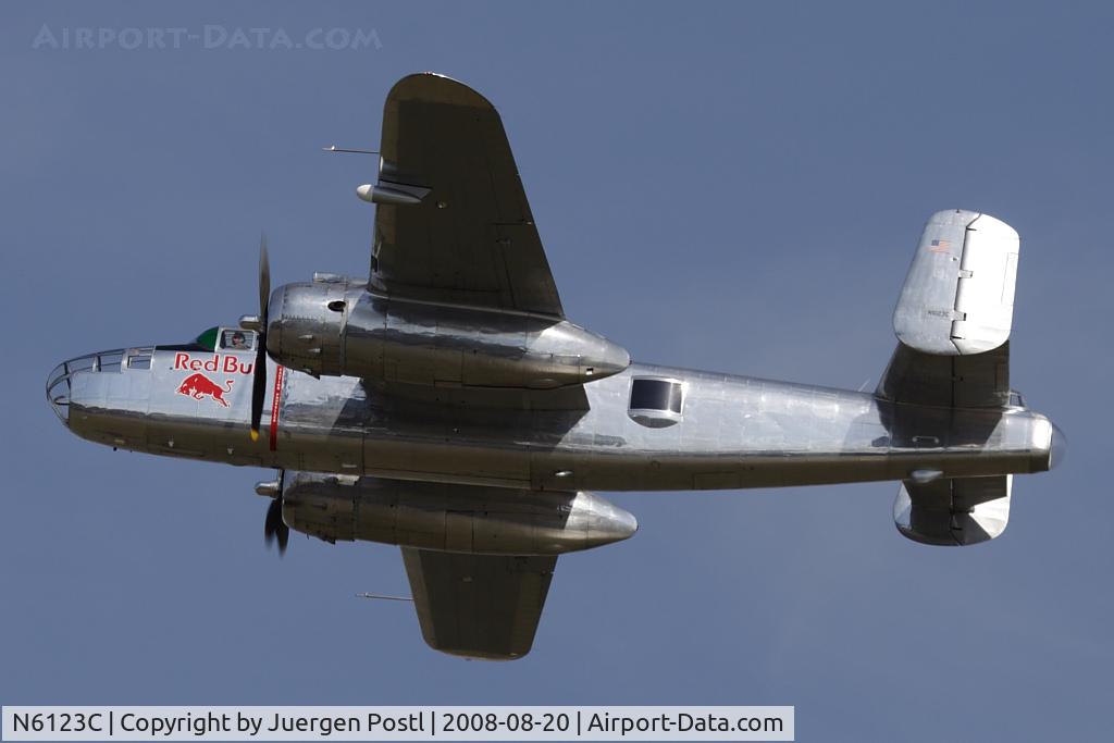 N6123C, 1945 North American B-25J-30-NC Mitchell Mitchell C/N 108-47647, Flying Bulls North American B-25J Mitchell
