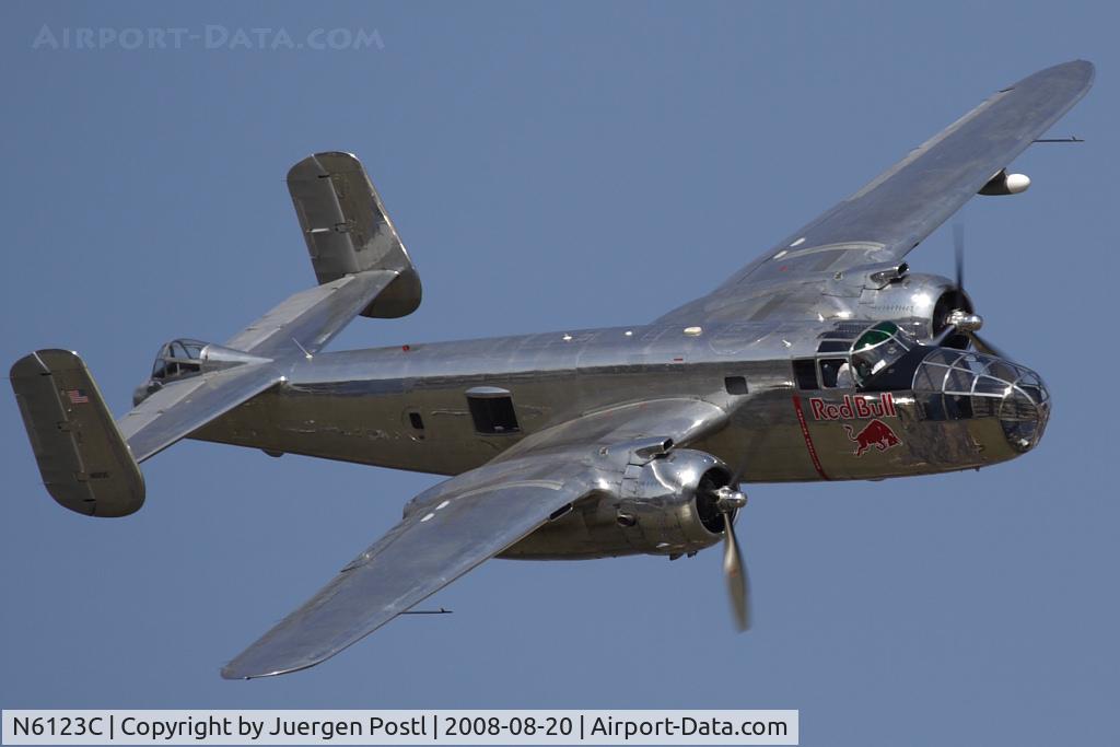 N6123C, 1945 North American B-25J-30-NC Mitchell Mitchell C/N 108-47647, Flying Bulls North American B-25J Mitchell