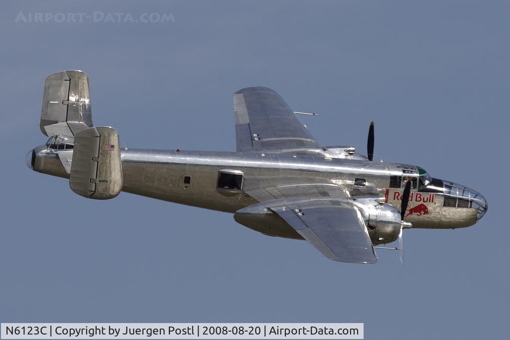 N6123C, 1945 North American B-25J-30-NC Mitchell Mitchell C/N 108-47647, Flying Bulls North American B-25J Mitchell