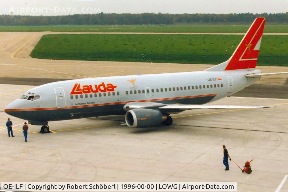 OE-ILF, 1986 Boeing 737-3Z9 C/N 23601/1254, With Lufthansa Partner stickers