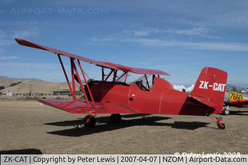 ZK-CAT, Grumman G.164A Show Cat C/N 1418, Red Cat Biplane Adventures Ltd., Christchurch
