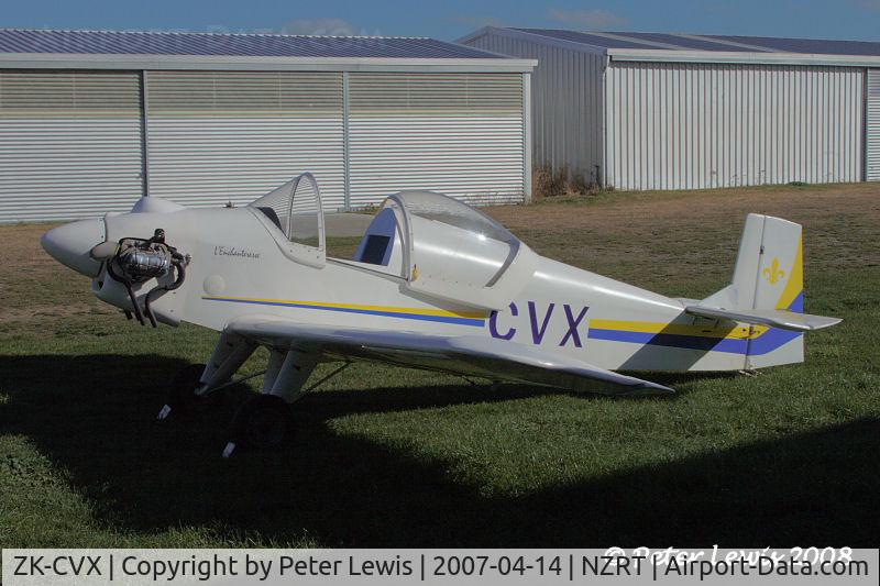 ZK-CVX, Druine Turbulent Ultra Light C/N AACA/40, S G Harris, Rangiora