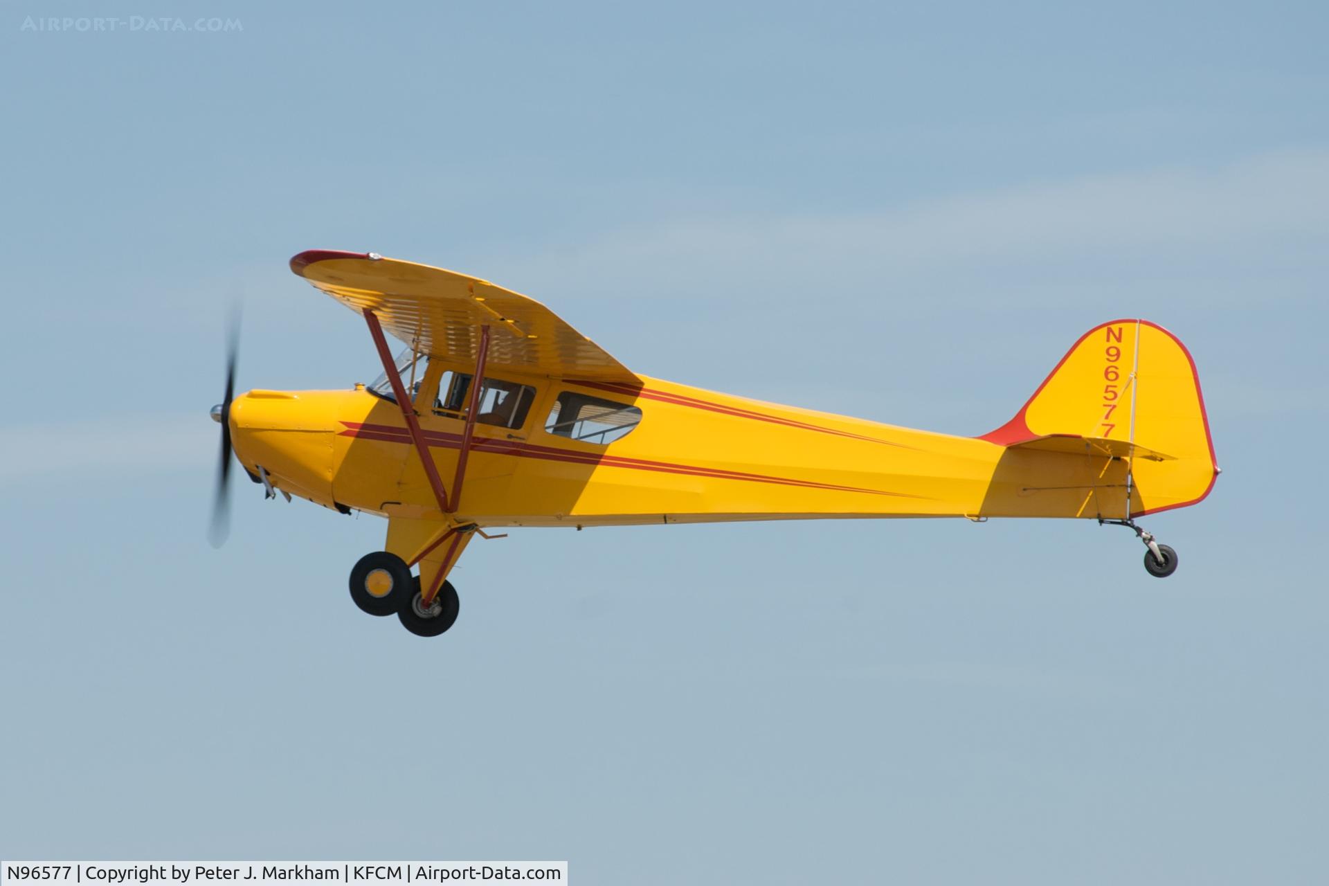 N96577, 1946 Taylorcraft BCS12-D C/N 8877, AirExpo 2008 at Flying Cloud Airport, Eden Prairie, MN