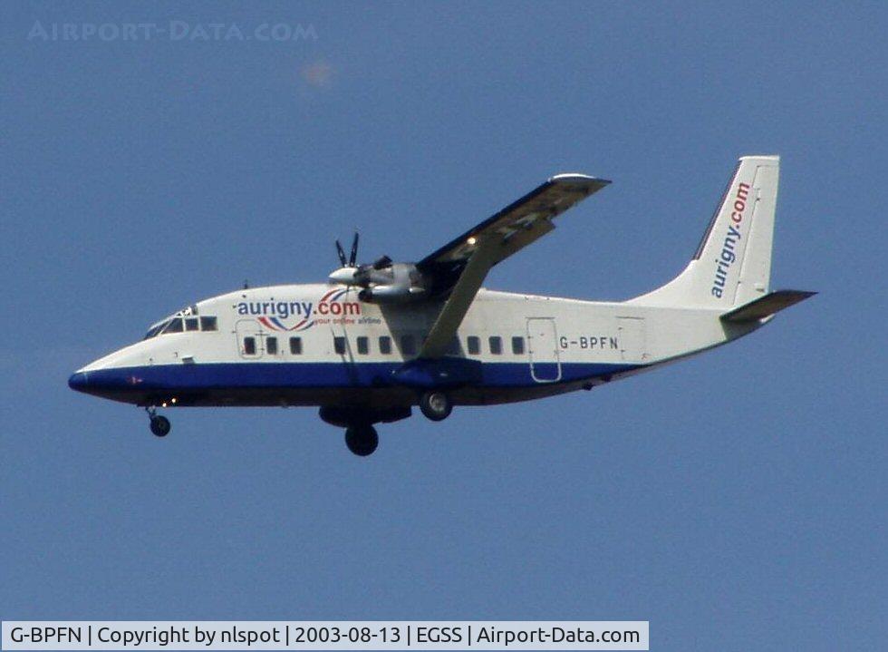 G-BPFN, 1988 Short 360-100 C/N SH.3747, ..