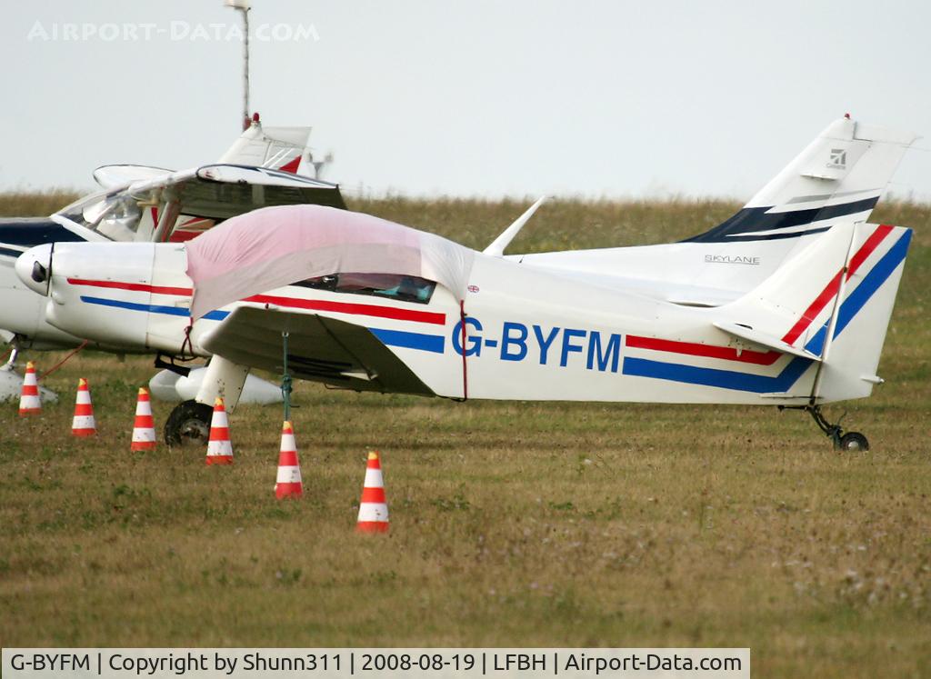 G-BYFM, 2000 Jodel DR-1050 M1 Excellence Replica C/N PFA 304-13237, PArked in the grass for the night...