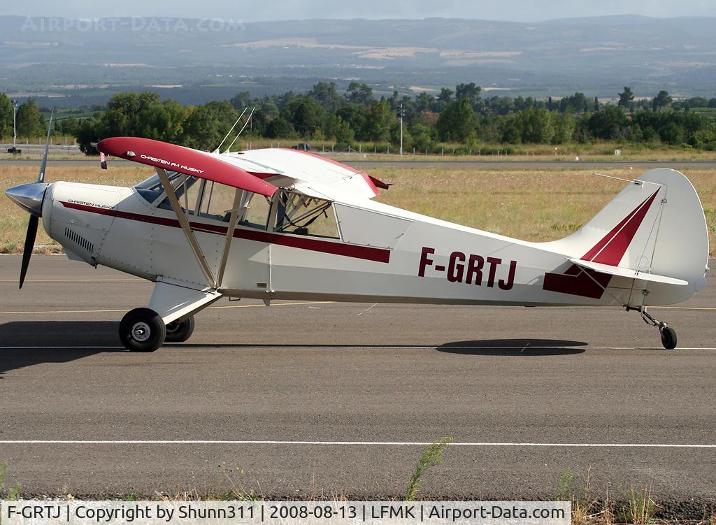 F-GRTJ, Christen A-1 Husky C/N 1158, Parked at the Airclub...