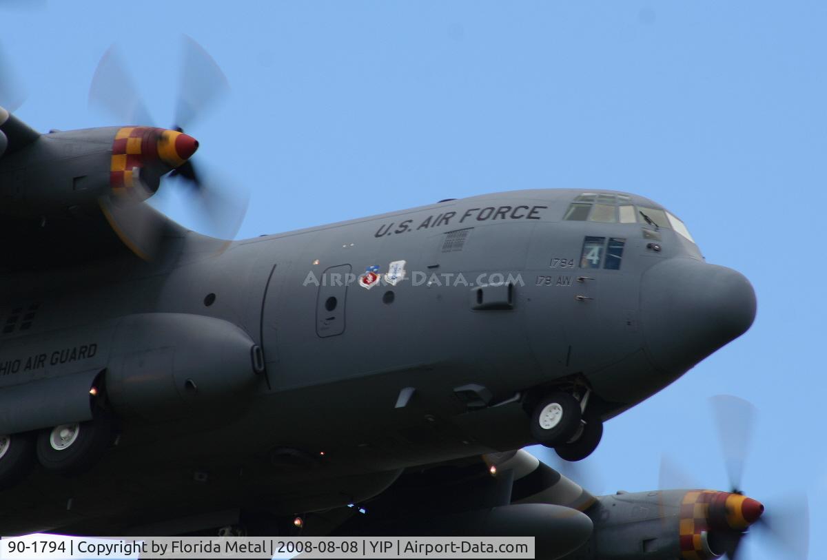 90-1794, 1990 Lockheed C-130H Hercules C/N 382-5247, Lockheed C-130 Hercules of Ohio National Guard