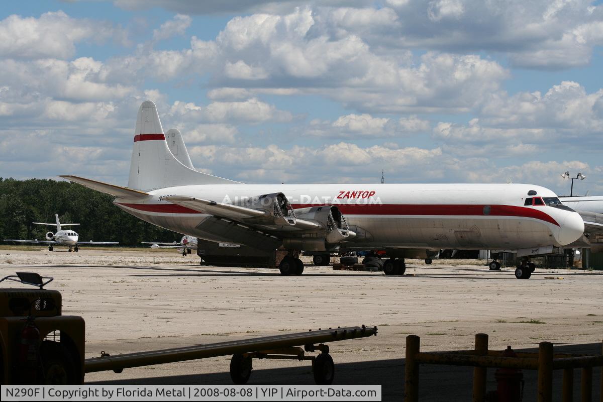 N290F, 1963 Lockheed L-188C(F) Electra C/N 1133, Zantop L188 Electra
