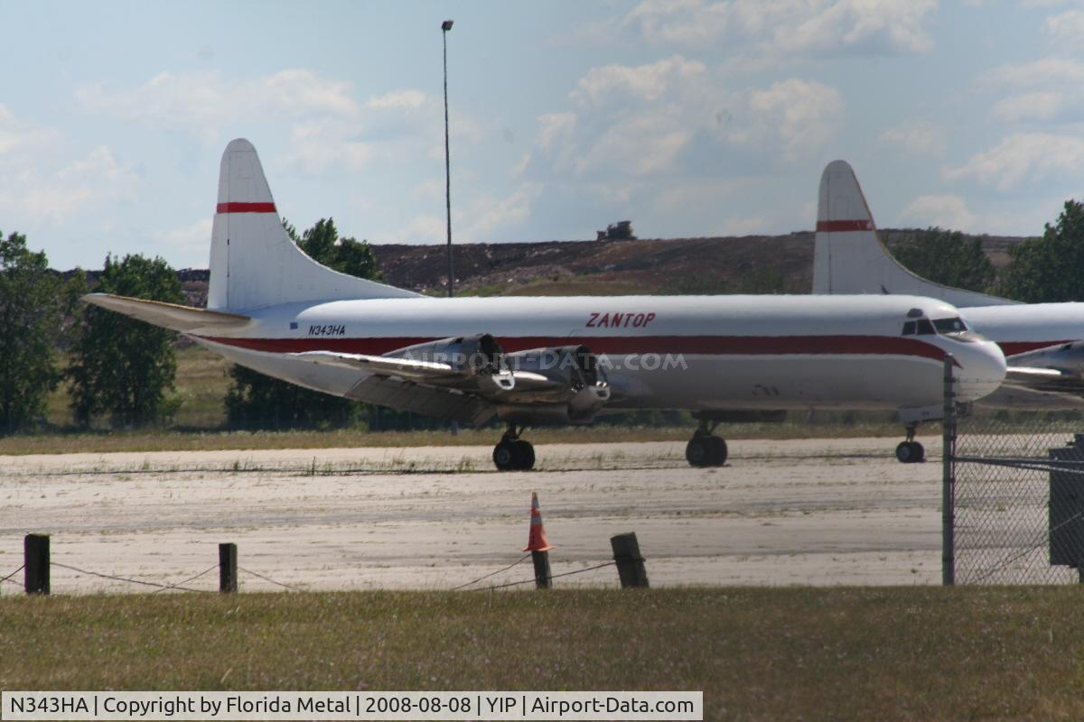N343HA, 1959 Lockheed L-188A(F) Electra C/N 1053, Zantop L188 Electra