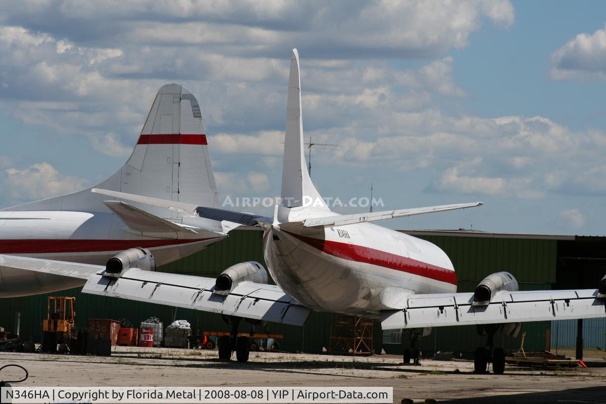 N346HA, Lockheed L-188A(F) Electra C/N 188A-1043, Zantop L188 Electra