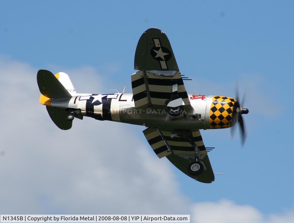 N1345B, 1945 Republic P-47D Thunderbolt C/N 399-55592, P-47D Jacky's Revenge