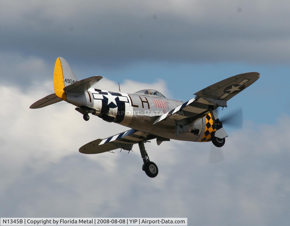 N1345B, 1945 Republic P-47D Thunderbolt C/N 399-55592, P-47D Jacky's Revenge