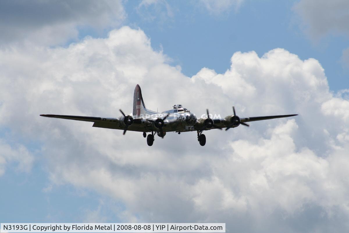 N3193G, 1944 Boeing B-17G Flying Fortress C/N 77255, B-17 Yankee Lady