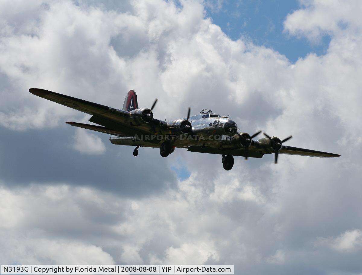 N3193G, 1944 Boeing B-17G Flying Fortress C/N 77255, B-17 Yankee Lady