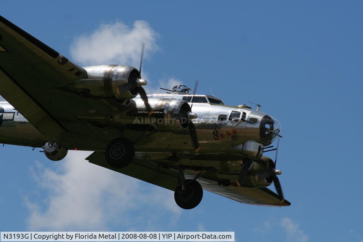 N3193G, 1944 Boeing B-17G Flying Fortress C/N 77255, B-17 Yankee Lady