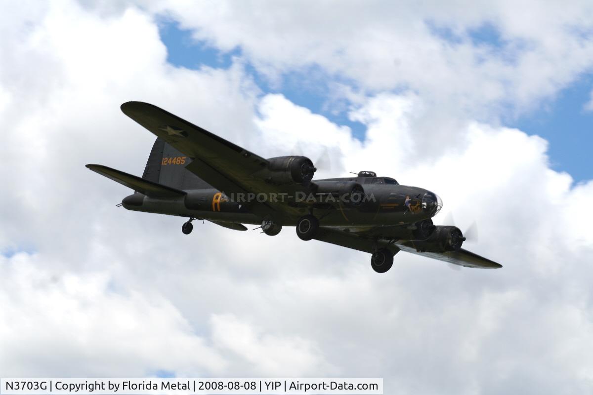 N3703G, 1945 Boeing B-17G Flying Fortress C/N 44-83546-A, B-17 Memphis Belle