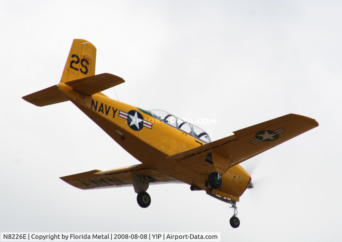 N8226E, 1957 Beech D-45 Mentor C/N BG-379, T-34
