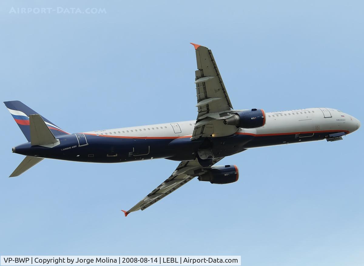VP-BWP, 2004 Airbus A321-211 C/N 2342, 