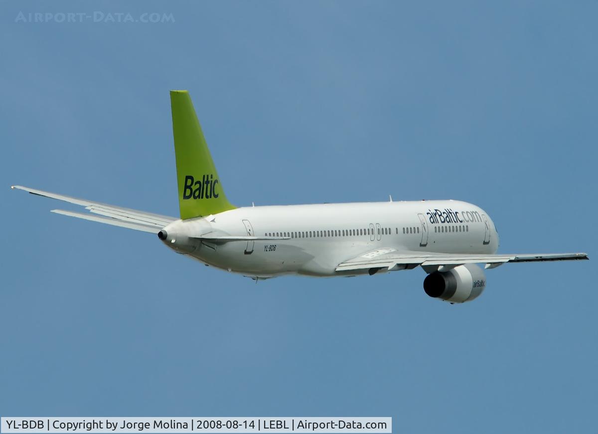 YL-BDB, 1999 Boeing 757-256 C/N 26251, Now with basic colours Air Baltic.