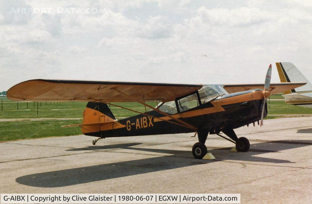 G-AIBX, 1946 Auster J-1 Autocrat C/N 2159, Photo taken at RAF Waddington Open Day